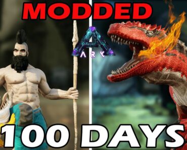 I Spent 100 Days in Ark MODDED Aberration!
