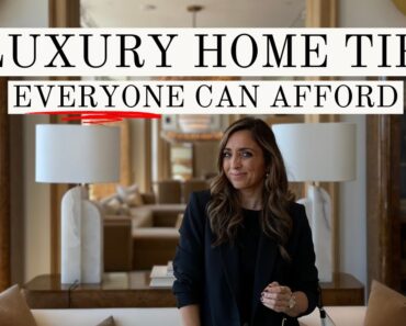 LUXURY HOME STYLING TIPS THAT ARE BUDGET FRIENDLY!