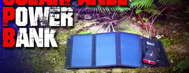 EC Technology Solar Panel Powerbank Akku – Review Test – Outdoor Survival Bushcraft Trekking