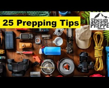 Prepper School Vol. 38 "25 Prepper Quick Tips"