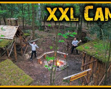 Bushcraft Camp [S05/E23] Mauern bauen und lecker kochen – Bushcraft Survival Outdoor