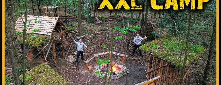 Bushcraft Camp [S05/E23] Mauern bauen und lecker kochen – Bushcraft Survival Outdoor