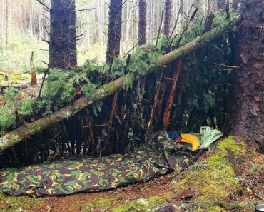 Bushcraft Survival Shelter Build