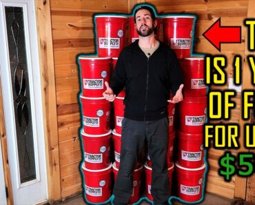 How Many 5 Gallon Buckets Of Rice For 1 Year Of Long Term Food Storage?