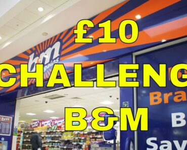 Prepping – £10 Challenge B&M – Low Budget, Small Haul, build your prepper pantry slowly