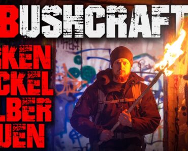 DIY Bushcraft Birken Fackel selber bauen – Feuer Messer – Outdoor Survival Deutsch Deutschland