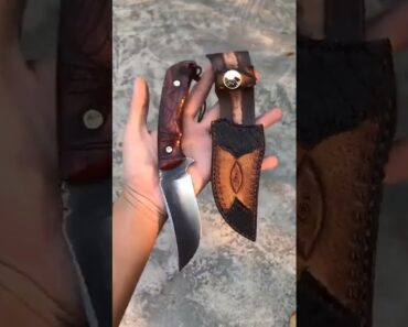 Rosewood Handmade DC53 Steel Fixed Blade Outdoor Survival Tactical Bowie Full Tang Hunting Knife