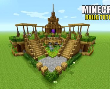 MINECRAFT BEAUTIFUL GARDEN!!! Garden Decoration Ideas! Underground survival base – Tutorial