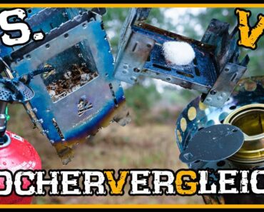 Vergleich: Hobokocher vs. Trangia vs. Gaskocher vs. Esbitkocher  – Outdoor Bushcraft Survival Kocher