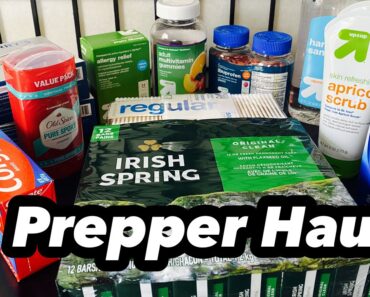 Homesteading Prepper Pantry Haul
