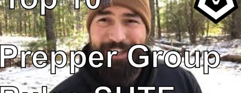 Top 10 SHTF Rules for Prepper Groups