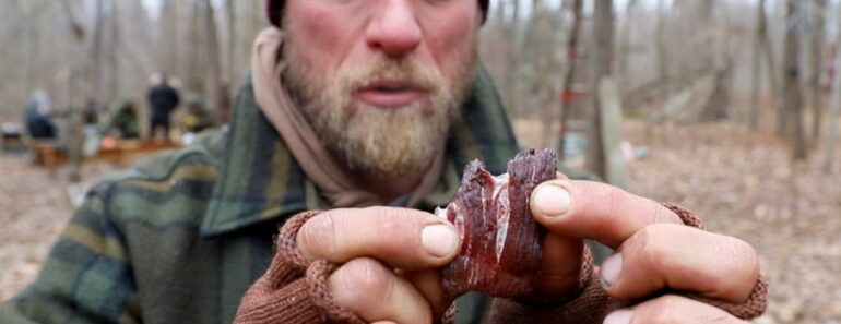 Survival Instructor Teaches How to Preserve Meat in Wilderness: Survival Food Rations