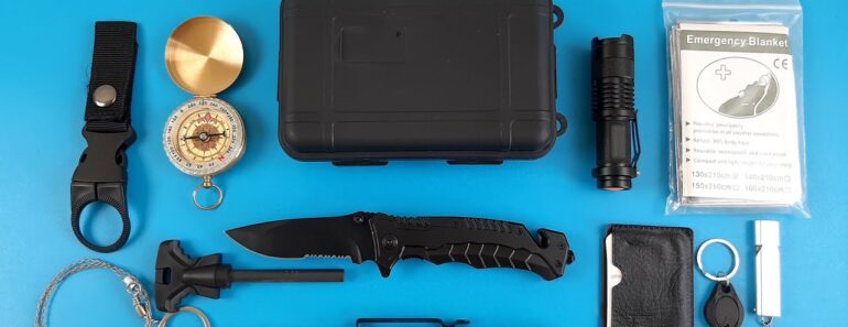 Survival Kit 12 in 1, Case Outdoor Camping Hiking | Unboxing TV