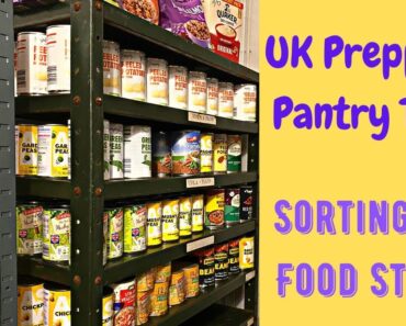 UK Prepper's Pantry  Tour – Organising The Food Supplies – #costoflivingcrisis #prepping #shtf