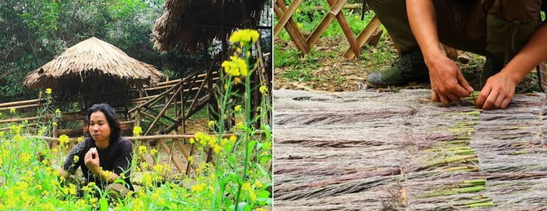 Take care of the garden and make blankets: Survival Alone In The Rainforest | EP.107