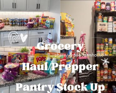 Grocery Haul Collaboration||Walmart Grocery Haul||Prepper Pantry Stock Up