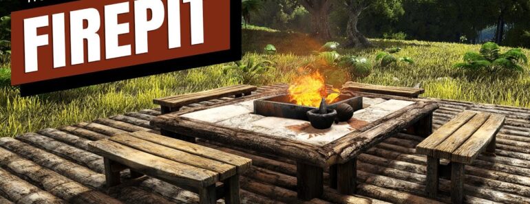 How To Build A Firepit – Ark Survival Evolved