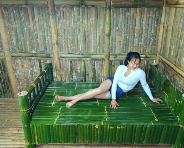FULL VIDEOS 5 EPISODE: How to make a bamboo bed, wardrobe, garden care. Homemade items on the farm