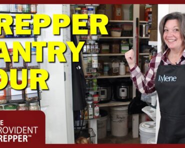 Prepper Pantry Tour – My Latest Organization Strategy to Create More Space