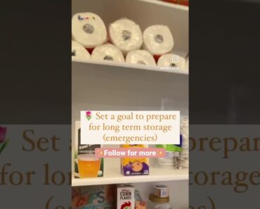 ‼️ home diy beginner prepper tips and tricks pantry organization✨ #homemaker #momtips #homeprep