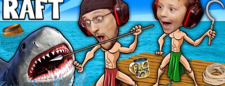 SHARK SONG on RAFT! Survival Game w/ Baby Shawn in Danger! 1st Night Minecraft? FGTEEV Gameplay/Skit SHARK SONG on RAFT! Survival Game w/ Baby Shawn in Danger! 1st Night Minecraft? FGTEEV Gameplay/Skit