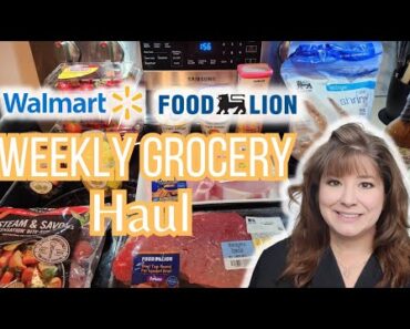 Weekly Grocery Haul 2023, Meal Plan | Walmart haul, Foodlion haul |  Prepping for 2023