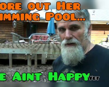 We tore out a Pool and put in a Raised Prepper Garden!