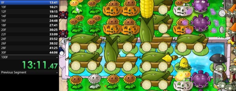 Plants vs. Zombies Speedrun Survival Endless (100 Flags) 2h20m50s Plants vs. Zombies Speedrun Survival Endless (100 Flags) 2h20m50s