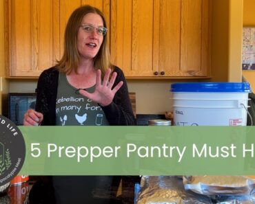 Store These 5 Foods in Your Long-Term Prepper Pantry! | My Top Tip to Improve Your Food Storage