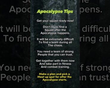 Zombie Apocalypse Prepper Squad #prepper #survivaltips #prepping
