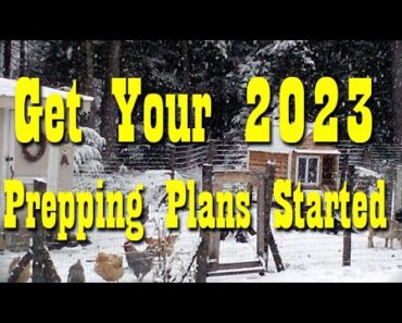 Getting Your 2023 Prepping Plan Started, and put into action ~ Preparedness