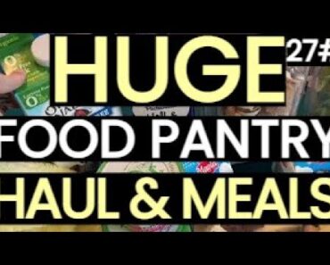 Food Pantry Haul – Food Bank Haul – Frugal Living – Frugal – Food Pantry Meal – Food Bank Meal