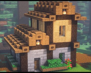 Minecraft: How to Build a Survival Starter House | House Tutorial