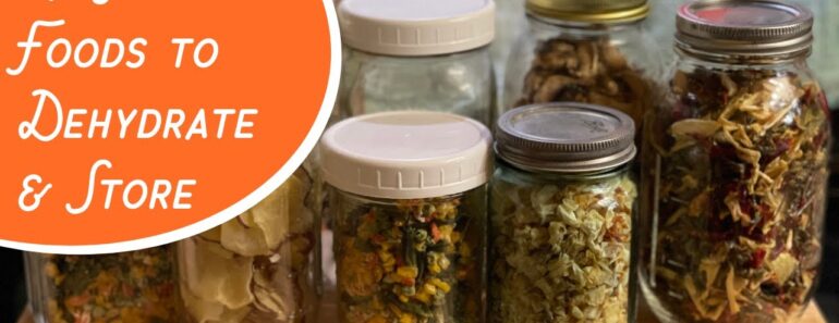 PREPPER PANTRY – Stock up by DEHYDRATING your favorite foods! Space saving & super easy! #prepare