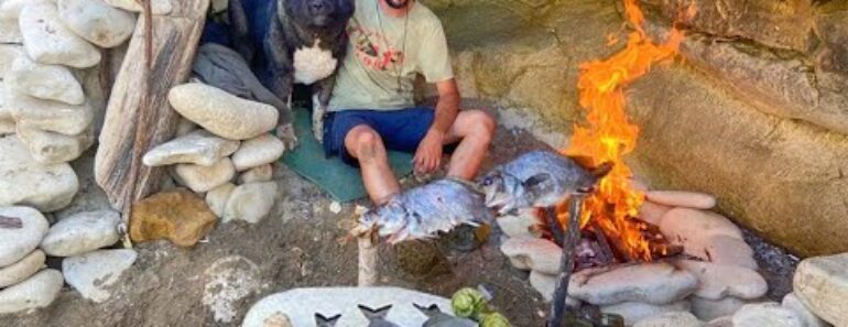 3 DAYS solo survival (NO FOOD, NO WATER, NO SHELTER) Catch and Cook – Fishing – Bushcraft Camping