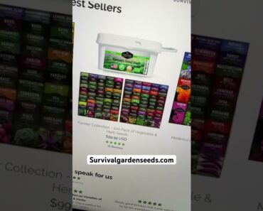 Stock up on seeds this 4th of July weekend! #survival #prepper #garden #shorts #zombiesurvival