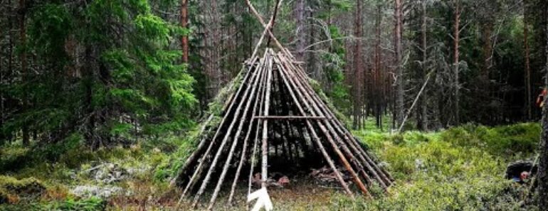 Amazing Bushcraft Shelter – Building a Teepee / Wickiup Survival Shelter – Ep.1 Amazing Bushcraft Shelter – Building a Teepee / Wickiup Survival Shelter – Ep.1