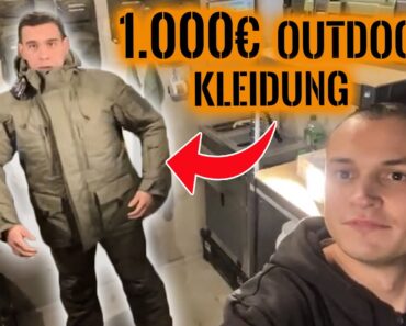 1.000 EURO OUTDOOR Kleidung UNBOXING im BUNKER | Survival Mattin
