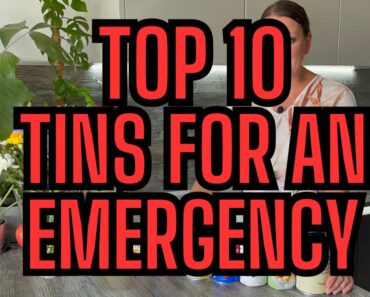 Top 10 Tins to stockpile for SHTF | Emergency food prepping | UK prepper