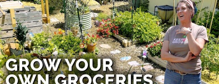 She Grows 80% Of Her Produce For a Family of 5 🏡 | Suburban Garden Tour She Grows 80% Of Her Produce For a Family of 5 🏡 | Suburban Garden Tour